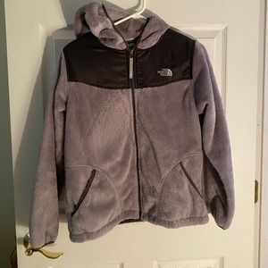 Gray north face coat